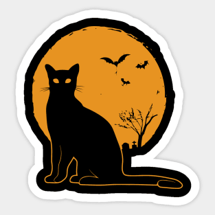 Black Cat Sticker